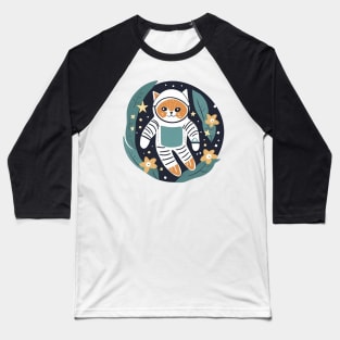 Astro-kitty  in space Baseball T-Shirt